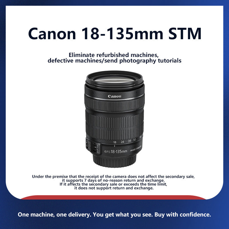 Used Canon APS-C DSLR Lenses – 24-320mm Equiv. | STM/USM Motors, Optical IS | Fits EOS Cameras