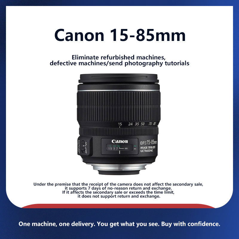 Used Canon APS-C DSLR Lenses – 24-320mm Equiv. | STM/USM Motors, Optical IS | Fits EOS Cameras