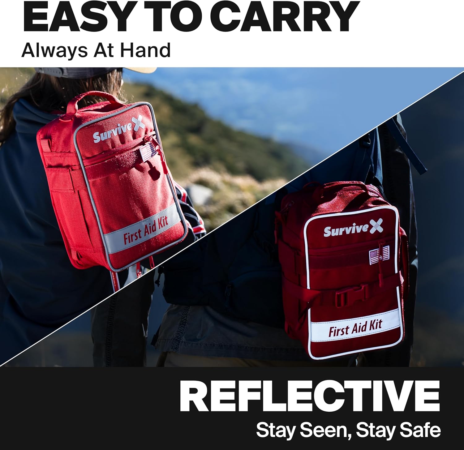 An integrated emergency kit suitable for your car, home, and adventures. Your ultimate emergency solution.